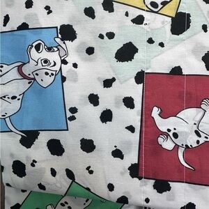 Vintage Disney 101 Dalmatians Bibb Company 82×63" Pocket Panel Curtain Valance
